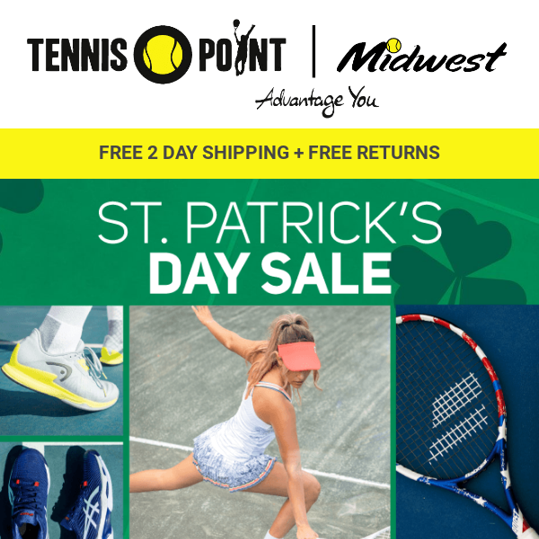 ☘Happy St. Patrick's Day Sale!☘ - Tennis Point