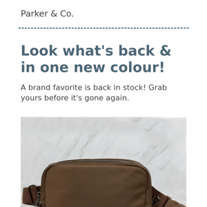 Daily Belt Bags are Back in stock AND with one new colour!