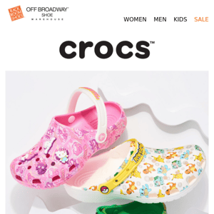 Crocs teamed up with some iconic characters!