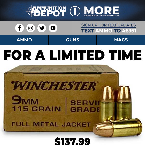 Winchester 9mm | 7.62x39 | Don't Miss Out on RTAC!