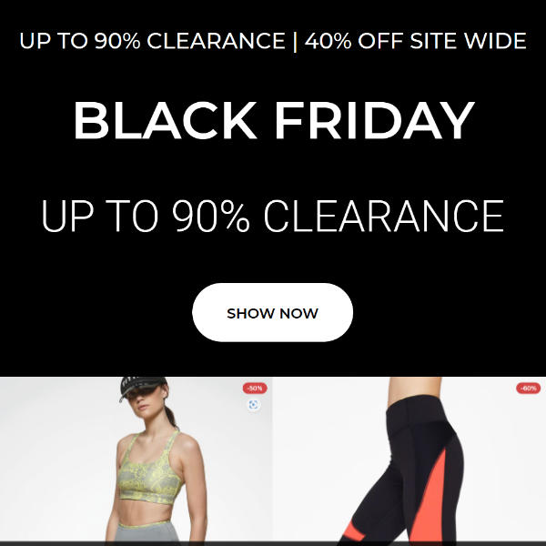 ⬛ TITIKA BLACK FRIDAY ⬛ UP TO 90% OFF Shop By Your Size ⬛ TITIKAACTIVE.CA