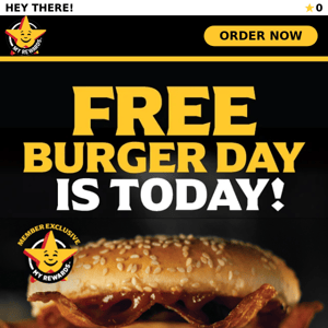 Free Burger Day is Today!