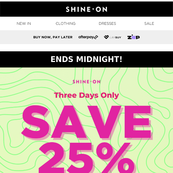 😱 LAST DAY to SAVE 25% 😱