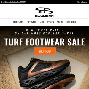 Turf Footwear Sale - New Lower Prices!