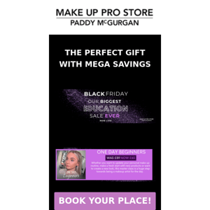 Don't Miss Out: HUGE % Off Makeup Training This Black Friday!