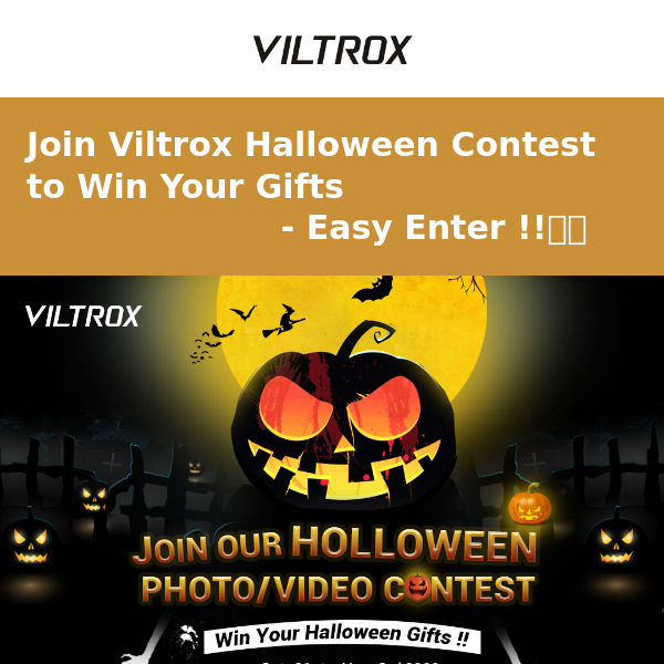 Viltrox Halloween Photo/Video Contest