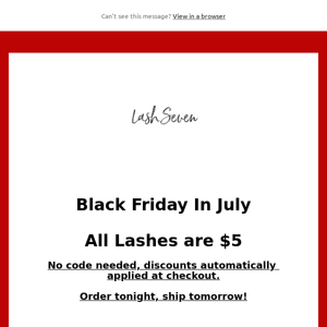 🚨 $5 Lashes 🚨Time Is Almost Up🚨