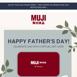 Celebrate Father's Day with 20% OFF Deals!