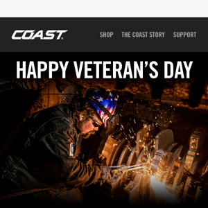 Happy Veteran's Day - Veteran's save 35% site wide