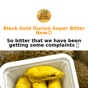 Black Gold Durian Super Bitter Now 😍