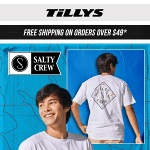 Salty Crew 🐟 Tees, Shorts & Hats