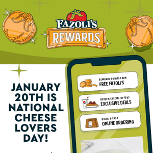 Celebrate Cheese Lovers Day!