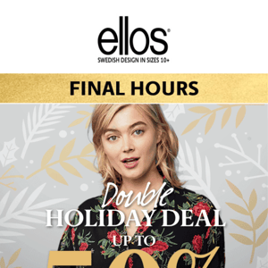 ⌛FINAL HOURS to double your savings.