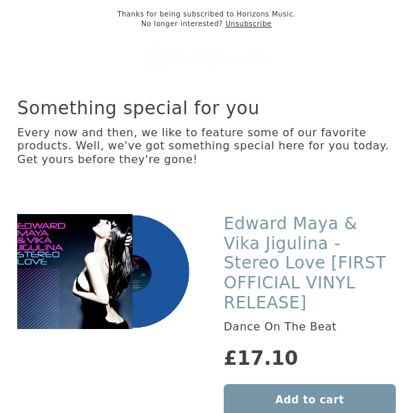 New! Edward Maya & Vika Jigulina - Stereo Love [FIRST OFFICIAL VINYL RELEASE]