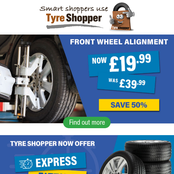 Tyre Shopper Now Offer Express Fitting