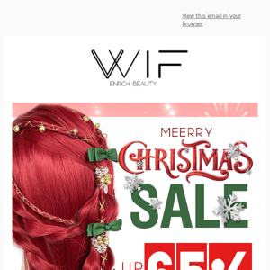 🎄🎅 Celebrate Christmas in Style with Our Stunning Wigs! 🎅