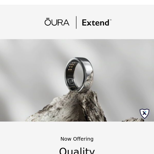 Unbox peace of mind with Extend. - Oura Ring