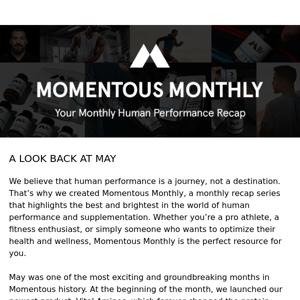 Momentous Monthly: May, 2023