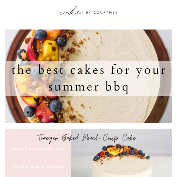 ☀️ Summer BBQ cake ideas!