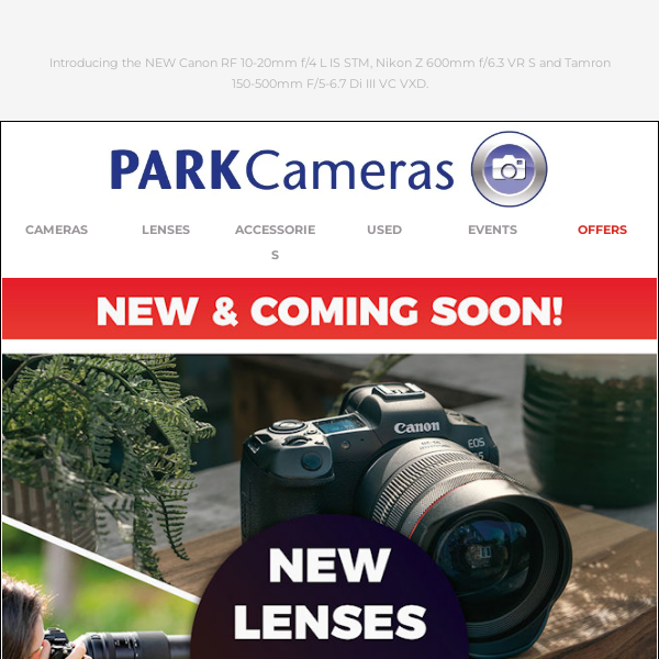 🆕 3 NEW lenses from Canon, Nikon & Tamron!