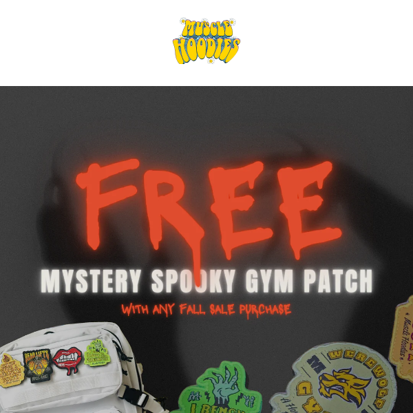FREE MYSTERY FALL PATCH AND UP TO 50% OFF SALE!!!!!