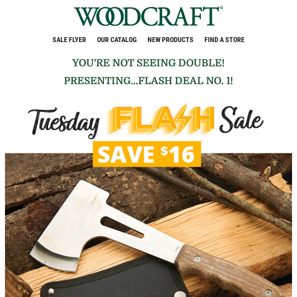 Double Flash Deals—Today Only!