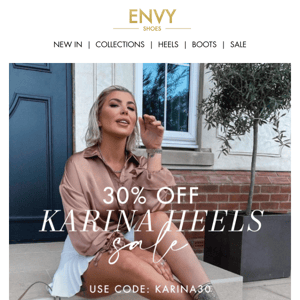 30% Off Your Fave Heels Envy Shoes 🙌🏽