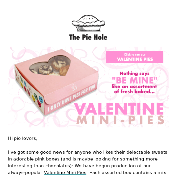 Love is in the little things 💘🥧