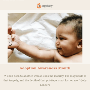 Celebrating Adoption Awareness Month😊