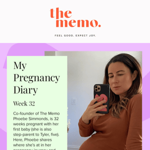 Pregnancy Diary: 32 Weeks 📙