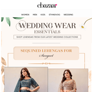 Get Ready for the Big Day: Shop Our Exquisite Lehengas for Your Wedding✨