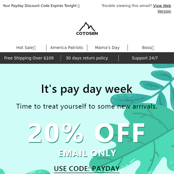 Cotosen - Latest Emails, Sales & Deals