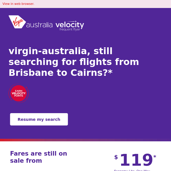 Don't miss out on great fares to Cairns