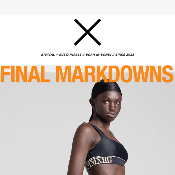 FINAL MARKDOWNS! ✕ Shop the Outlet