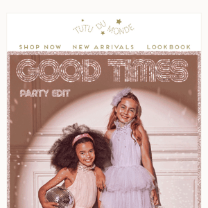 Get Party Ready with our new collection GOOD TIMES  🎉💕 🎊