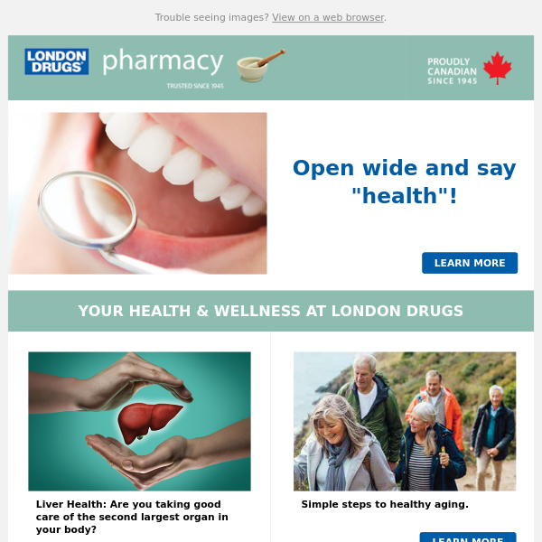News from our Pharmacy!  Oral health is closely linked to overall health, learn more about the connection.