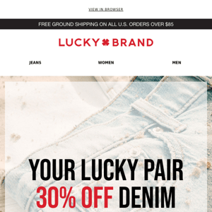 Have You Shopped 30% Off Denim?