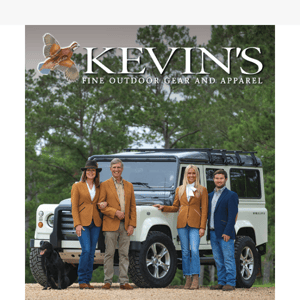 Kevin's Fall Catalog is here! 📖