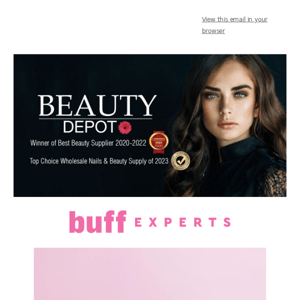 , New at Beauty Depot: Buff Experts