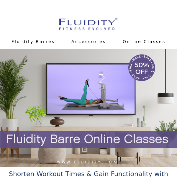 Fluidity Barre - Latest Emails, Sales & Deals