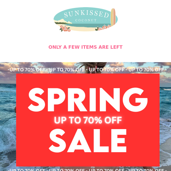 💥 UP TO 70% OFF SPRING SALE 🚀