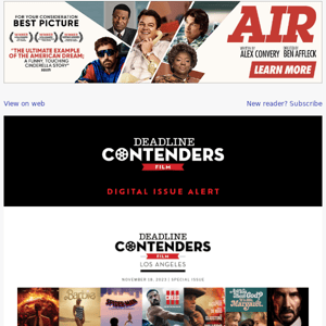 Available Now! Deadline Contenders Film: Los Angeles Event Guide