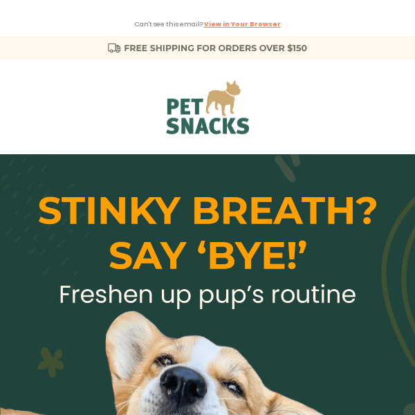 Gift your dog fresh breath!