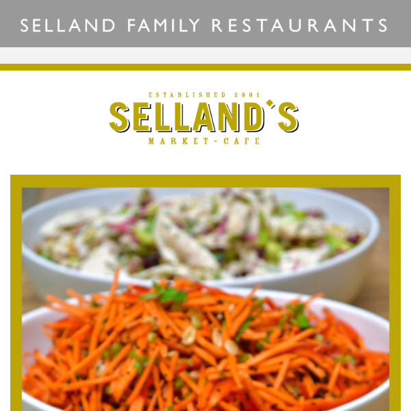 Gather This Week At Selland Family Restaurants. . .