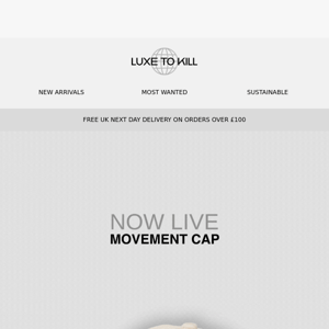 NOW LIVE: MOVEMENT CAP 🍵