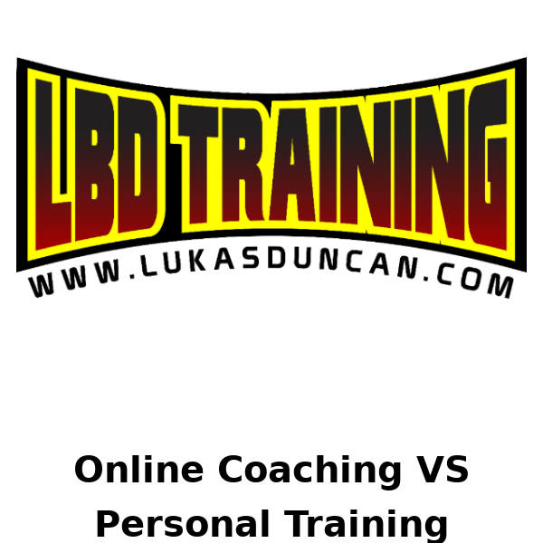 Here is the difference between IN PERSON and ONLINE TRAINING!