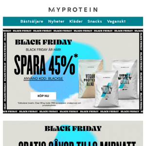 BLACK FRIDAY ÄR HÄR🖤FYNDA MED 45% REA