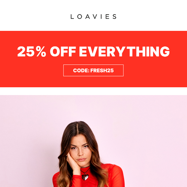 NEW | LOAVIES icons + 25% OFF