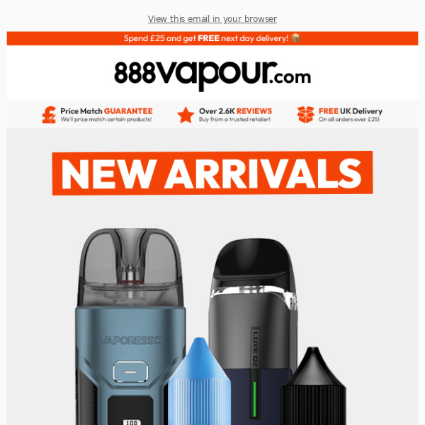 NEW ARRIVALS | Check out this months latest hardware and e-liquid! 😍