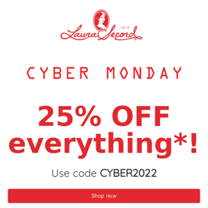 It's CYBER MONDAY !!!   😱 ❤️